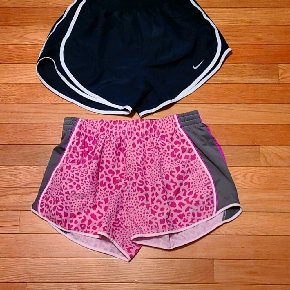 2 NIKE dri fit running shorts